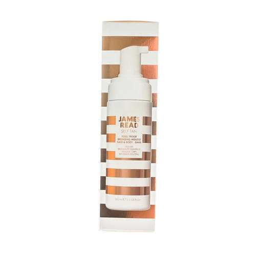 Джейм Рид Бронзирующий мусс для новичков темный Fool Proof Bronzing Mousse Face & Body Dark, 100 мл (James Read, Self Tan Dark) — изображение 4
