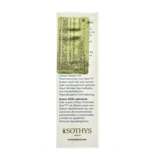 Сотис Успокаивающая SOS-сыворотка для чувствительной кожи, 20 мл (Sothys, Sensitive Skin Line With Spa Thermal Water) — изображение 4
