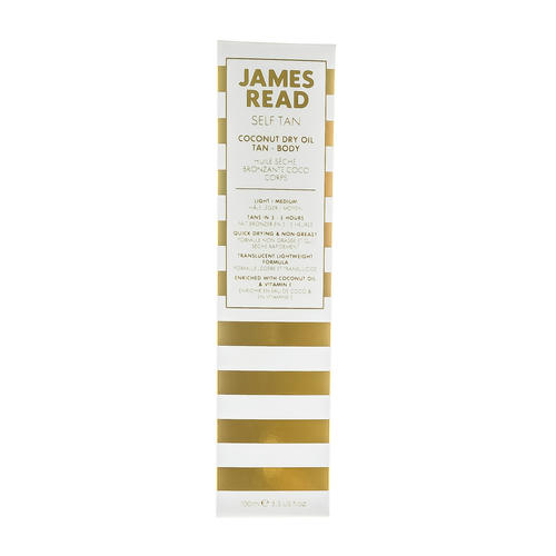 Джейм Рид Сухое кокосовое масло с эффектом загара Coconut Dry Oil Tan Body, 100 мл (James Read, Self Tan) — изображение 2