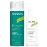 Норева Набор для очищения кожи: гель, 200 мл + лосьон, 125 мл (Noreva, Exfoliac)