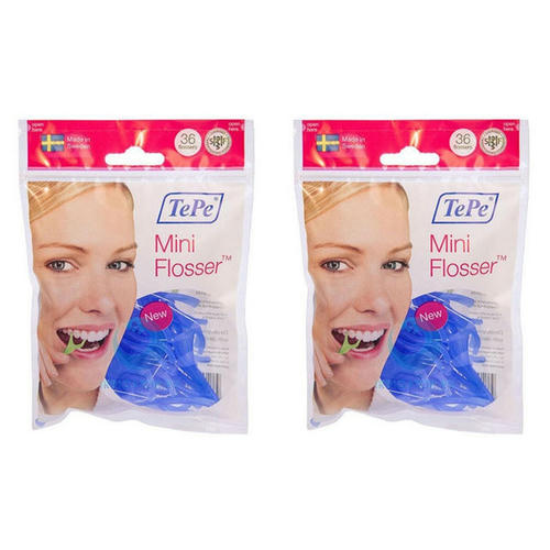 Биорепейр Набор Зубная нить с держателем Hand-Held Flosser, 36 шт*2 штуки (Biorepair, Уход за зубами) — изображение 2