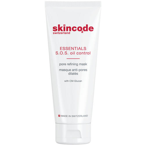Скинкод Очищающая маска с эффектом сужения пор, 75 мл (Skincode, Essentials S.0.S Oil Control) — изображение 3