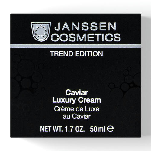 Янсен Косметикс Роскошный обогащенный крем с экстрактом чёрной икры Caviar Luxury Cream, 50 мл (Janssen Cosmetics, Trend Edition) — изображение 3