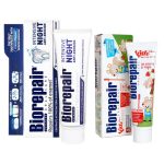Биорепейр Набор зубных паст для всей семьи, 75 мл + 50 мл (Biorepair, Ежедневная забота)