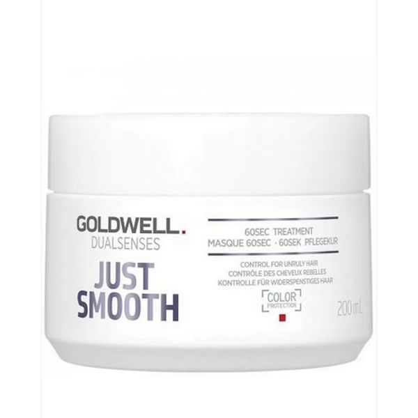 Goldwell Dualsenses Just Smooth 60Sec Treatment - Интенсивный уход для непослушных волос 200 мл