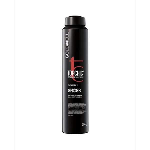 Goldwell Topchic - Краска для волос 8N@GB светлый блонд с золотисто-бежевым сиянием (шамуа) 250 мл