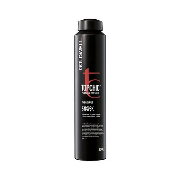 Goldwell Topchic - Краска для волос 5N@BK светло-коричневый с медным сиянием (жженый кофе) 250 мл