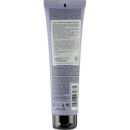 Кондиционер для волос против желтизны Nashi Argan Blondy Joy Purple Conditioner — изображение 2