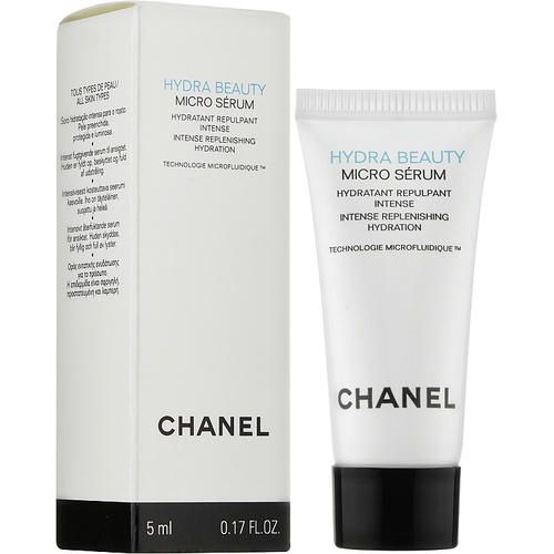 Увлажняющая сыворотка для лица Chanel Hydra Beauty Micro Serum Intense Replenishing Hydration (пробник) — изображение 2