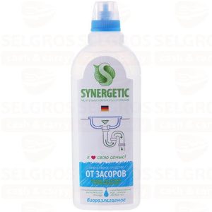 Средство для прочистки труб SYNERGETIC, 1л