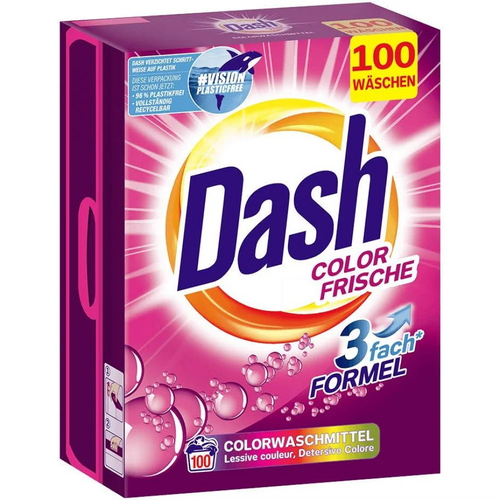 Стиральный порошок Dash Color frische для цветных вещей 100 стирок 6.5 кг