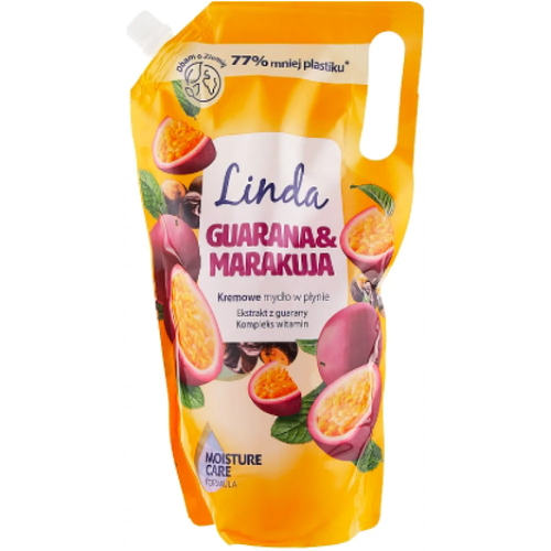 Жидкое крем-мыло Linda Гуарана и Маракуйя, 1 л