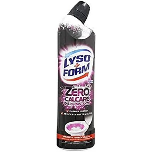 Средство для мытья унитаза Lysoform WC Zero Calcare Pink, против накипи, розовый, 750 мл