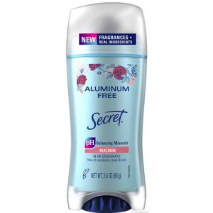 Дезодорант без алюминия твердый Secret Real Rose 68 г
