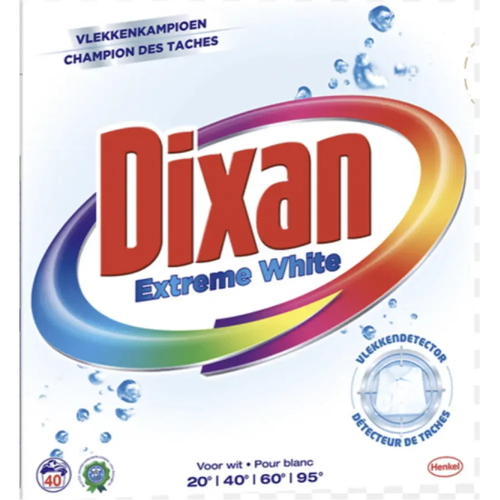 Стиральный порошок Dixan Extreme White 2,6 кг 40 стирок
