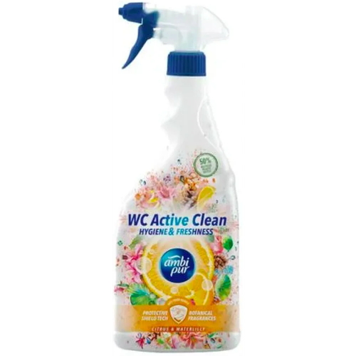 Средство для чистки ванны и туалета Ambi Pur WC Active Reiniger Botanical Fragrances Citrus & Waterlilly, 750 мл