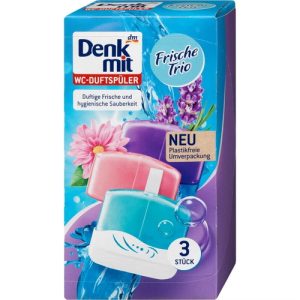 Ароматизатор в туалет Denkmit Свежее Трио 3 шт
