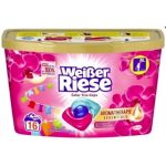 Капсулы для стирки WeiBer Riese Color Trio-Caps Essentials с маслами орхидеи и макадамии 16 капсул