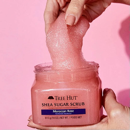 Скраб для тела с ароматом марокканской розы Tree Hut Moroccan Rose, 510 гр — изображение 2