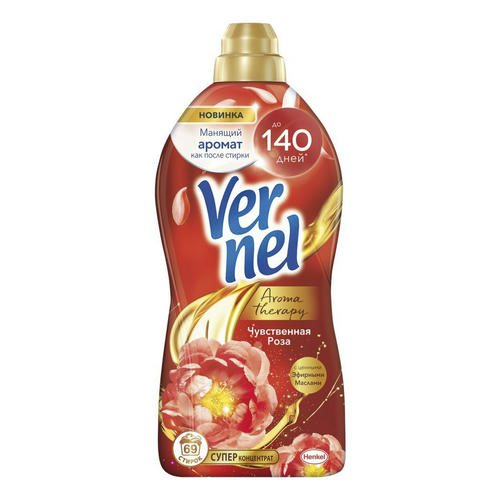 Кондиционер для белья Vernel Ароматерапия Чувственная роза 1,74 л 1 шт