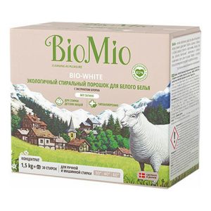 Стиральный порошок Bio mio Экологичный для белого белья 1,5 кг 1 шт