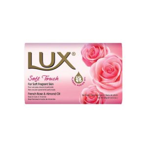 Туалетное мыло LUX Мягкое прикосновение. Французская роза и миндальное масло, 80г