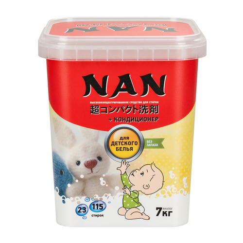 Стиральный порошок для детского белья Nan, концентрированный, 700г