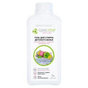 Гель для стирки детского белья Clean Home, универсальный, 1 л