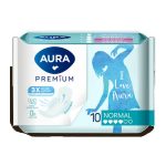 AURA PREMIUM Прокладки женские гигиенические NIGHT 7шт