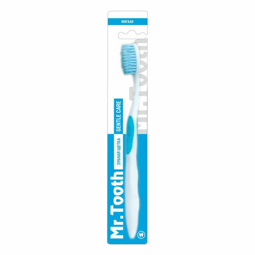 Зубная щетка MR.TOOTH Gentle Care мягкая щетина