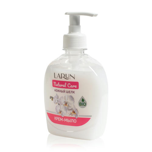 Крем-мыло Larun Natural Care Нежный шелк, 300мл — изображение 2
