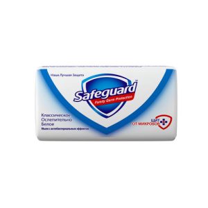 Мыло Safeguard Белое антибатериальное, 90г-100г