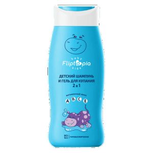 Шампунь Fliptopia baby 2в1 250мл