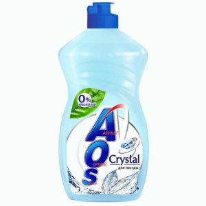 Средство для мытья посуды AOS 450мл Crystal