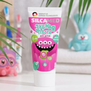 Зубная паста детская Silcamed 65мл со вкусом жвачки