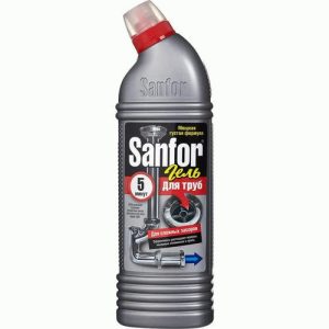 Средство для прочистки труб Sanfor 750мл гель