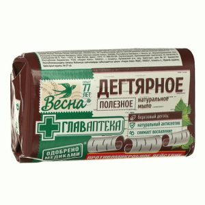 Мыло Весна Главаптека 90г дегтярное