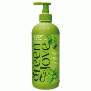 Средство для мытья посуды Green Love 500мл Свежая мята