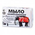 Мыло хозяйственное: 100г 72% универсальное Невская Косметика спайка /пач.=4 шт