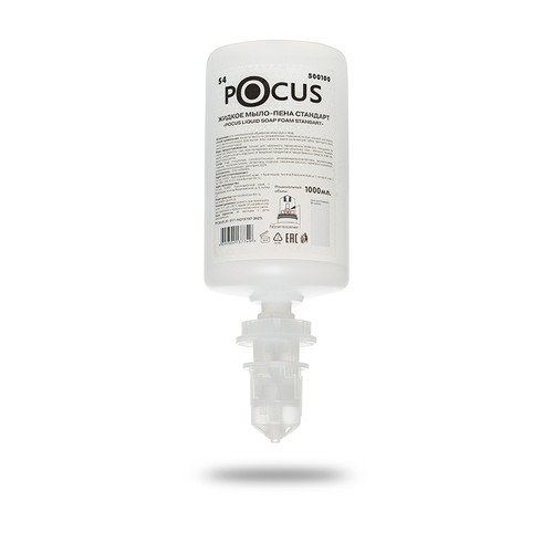 Расходники Кеман: Мыло-пена 1000 мл POCUS LIQUID SOAP FOAM STANDART флакон S4