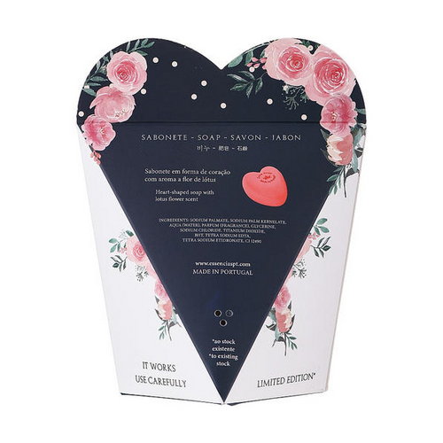 Натуральное мыло "Сердце" в подарочной коробке, Essencias De Portugal Love Soap Inside Of Limited Rose Edition — изображение 2