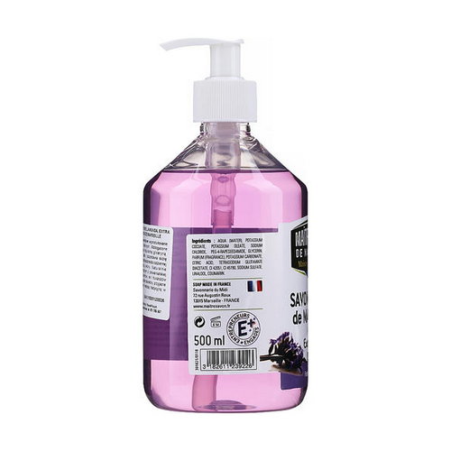 Жидкое марсельское мыло "Лаванда", Maitre Savon De Marseille Savon Liquide De Marseille Lavander Liquid Soap — изображение 2