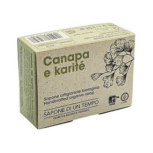 Органическое мыло "Конопля и Ши", Sapone Di Un Tempo Organic Soap Hemp And Shea — изображение 2