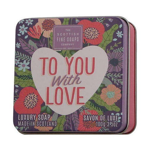 Мыло "Тебе, с любовью", Scottish Fine Soaps To You with Love Soap In A Tin — изображение 2