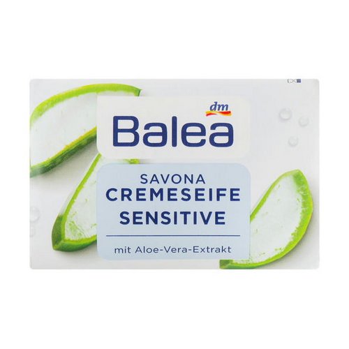 Туалетное крем-мыло с Алоэ Вера, Balea Creme Seife Sensitive — изображение 2