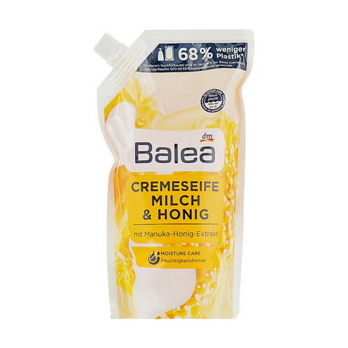 Жидкое крем-мыло "Молоко & Мёд", Balea Creme Seife Milch & Honig (сменный блок) — изображение 2