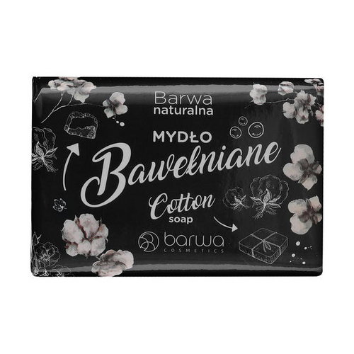 Мыло с хлопковым маслом и протеинами шелка, Barwa Natural Cotton Soap With Silk Protein