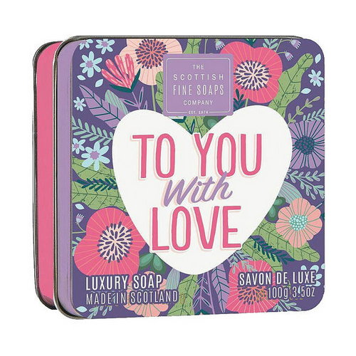 Мыло "Тебе, с любовью", Scottish Fine Soaps To You with Love Soap In A Tin