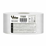 Туалетная бумага для диспенсеров Veiro Professional Basic T101 в больших рулонах, 1 слой, 450 метров (1000 листов)