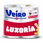 Туалетная бумага Linia VEIRO Luxoria 3сл. 4шт